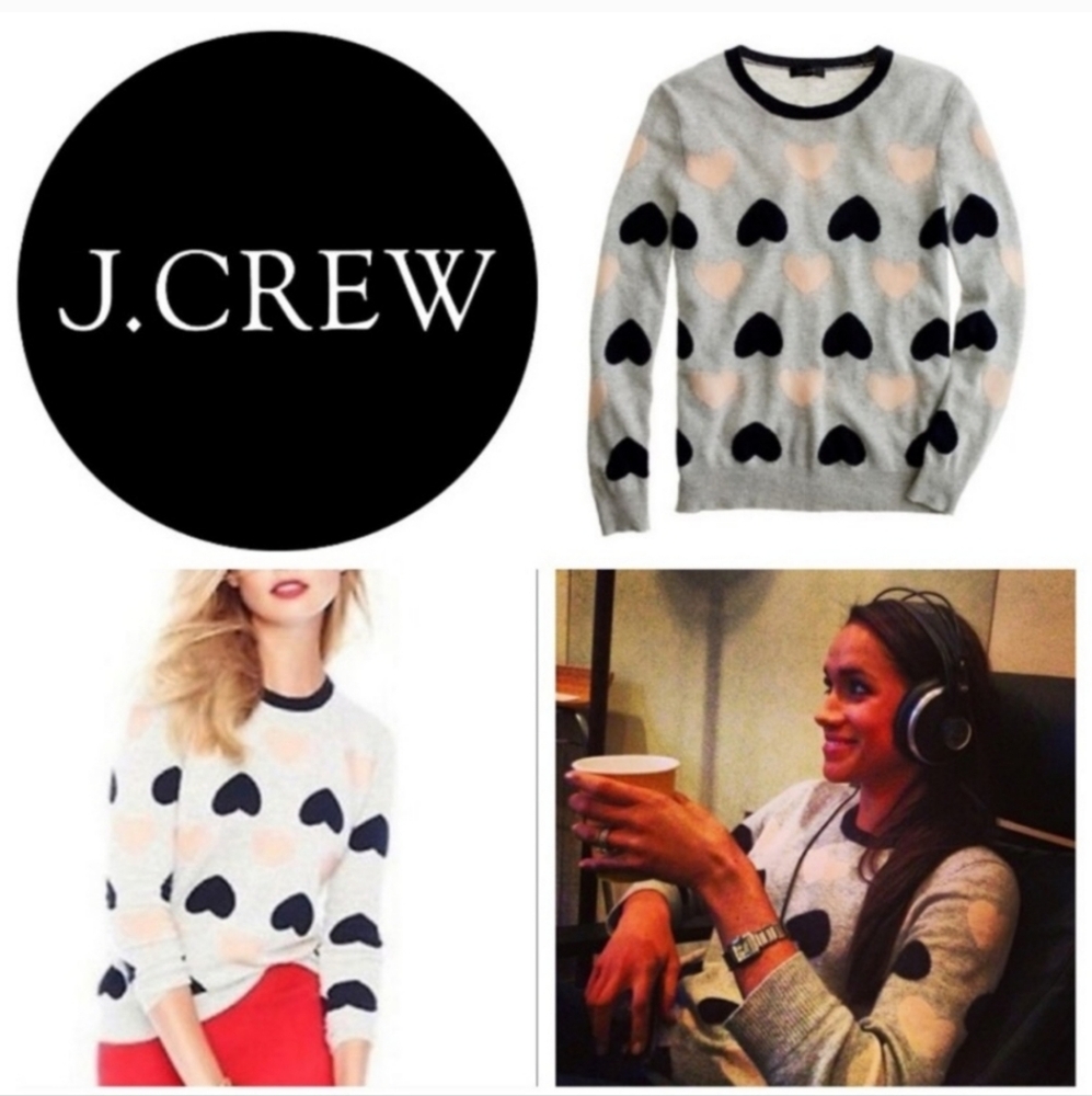J. Crew Heartbreaker Long Sleeve Crew Neck Rabbit Hair Sweater